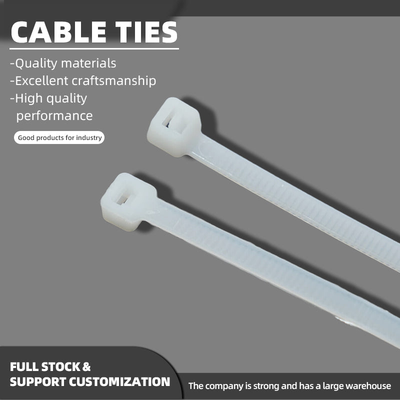 Cable ties, nylon cable ties are corrosion-resistant and oxidation-resistant(Please consult customer service for pricing)